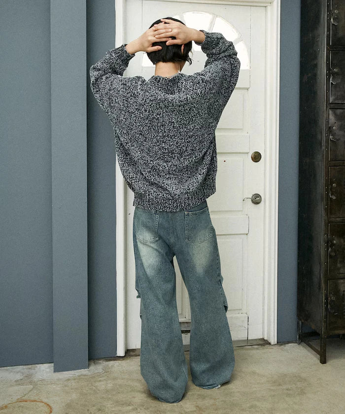 Mall Yarn Crew Neck Knit 【Limited Edition】