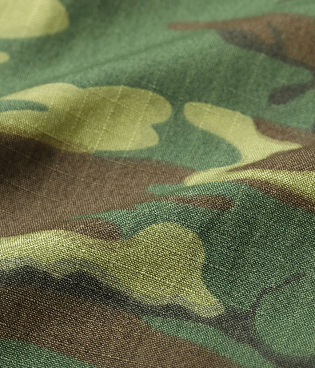 TROUSERS, MAN'S, CAMOUFLAGE COTTON, WIND RESISTANT POPLIN, CLASS 2 SHORTS