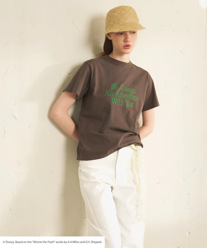 Winnie-the-Pooh Message Print T-Shirt