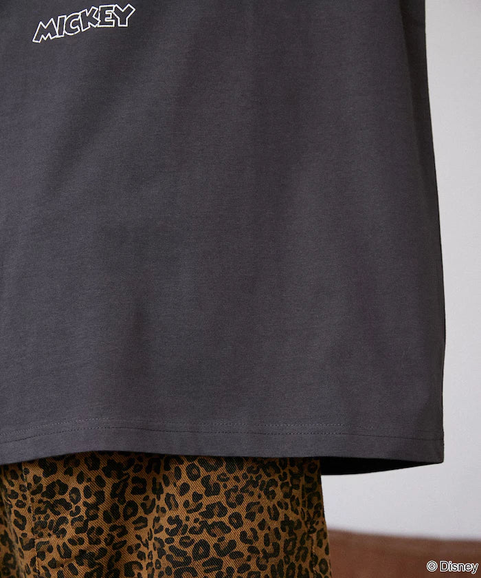 <Functional Material>Mickey Mouse & Minnie Mouse/Face T-Shirt Limited Edition