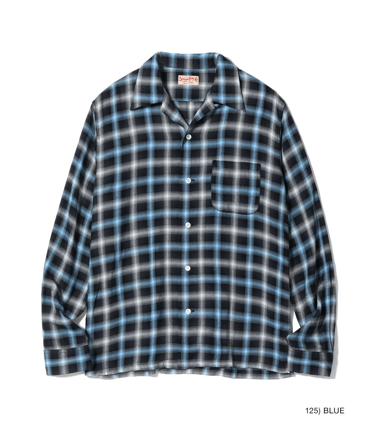 Rayon Ombre Check Open Shirt