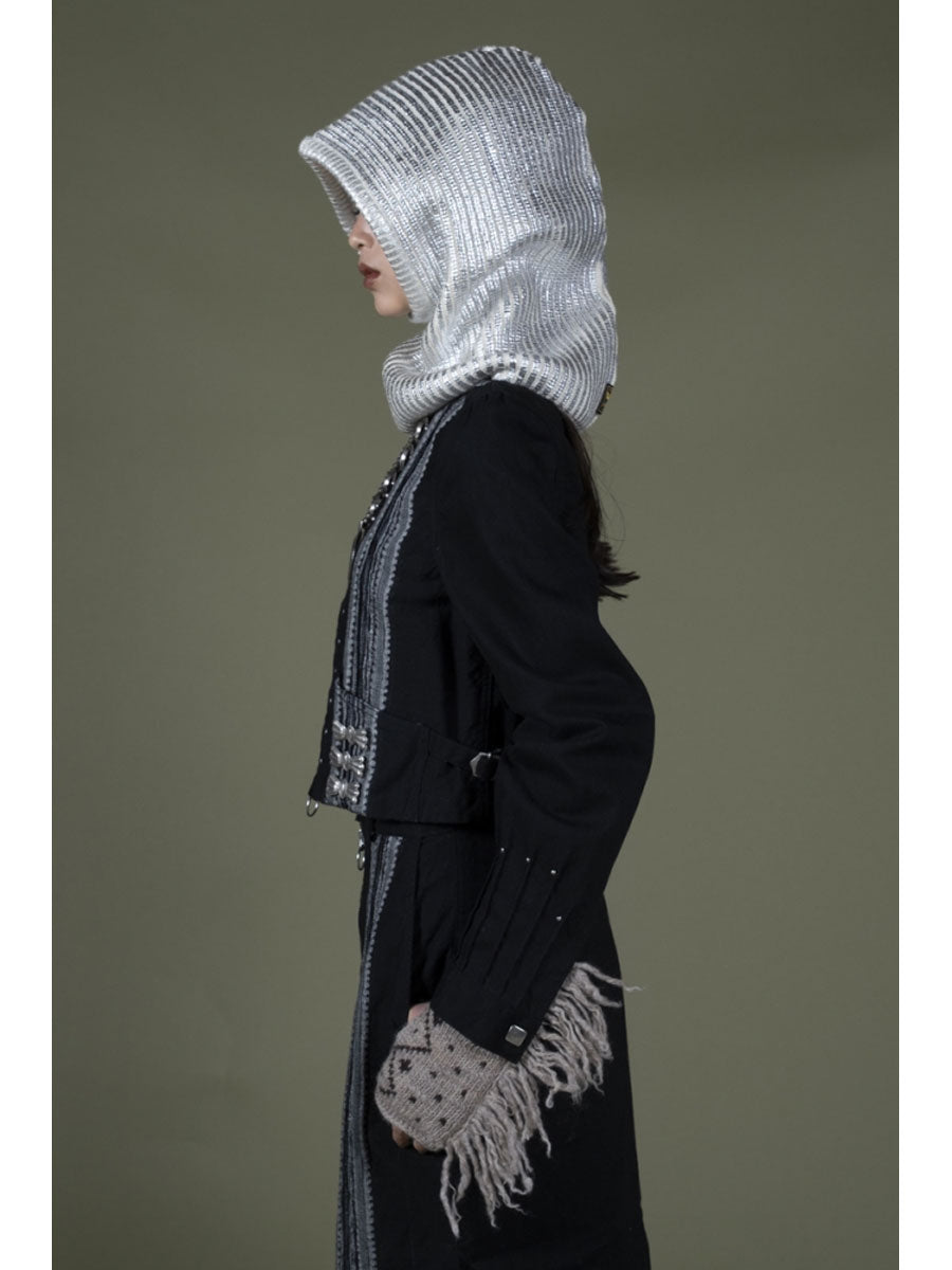 5G Ribbed Foil pt Balaclava