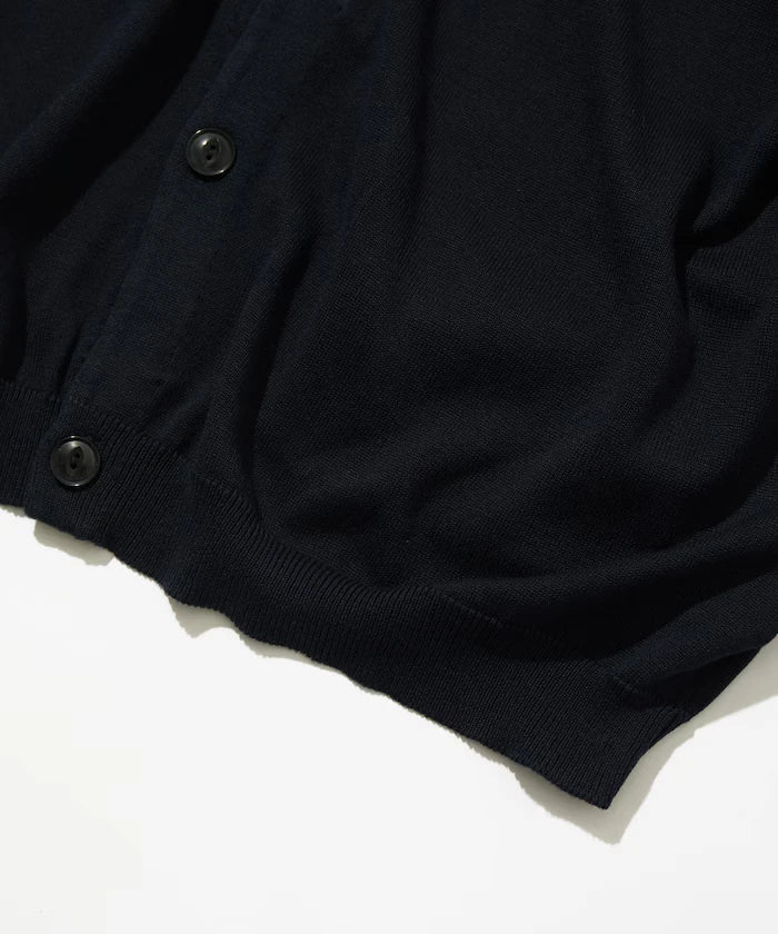 Silk Cotton Long Sleeve Cardigan