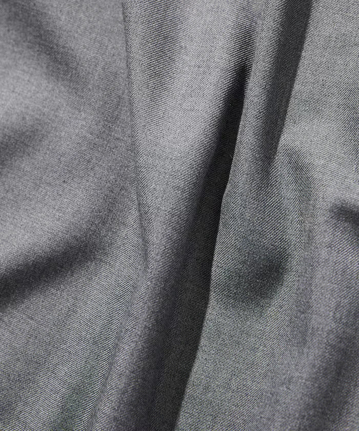 Wide Silhouette Barrel Leg Slacks Pants