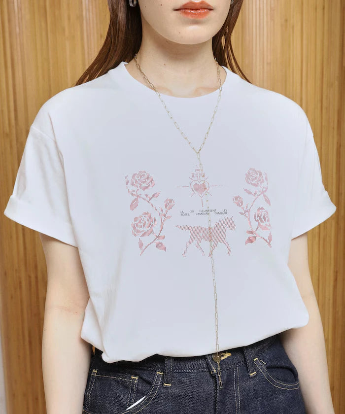 Organic Cotton Dot Graphic T-Shirt