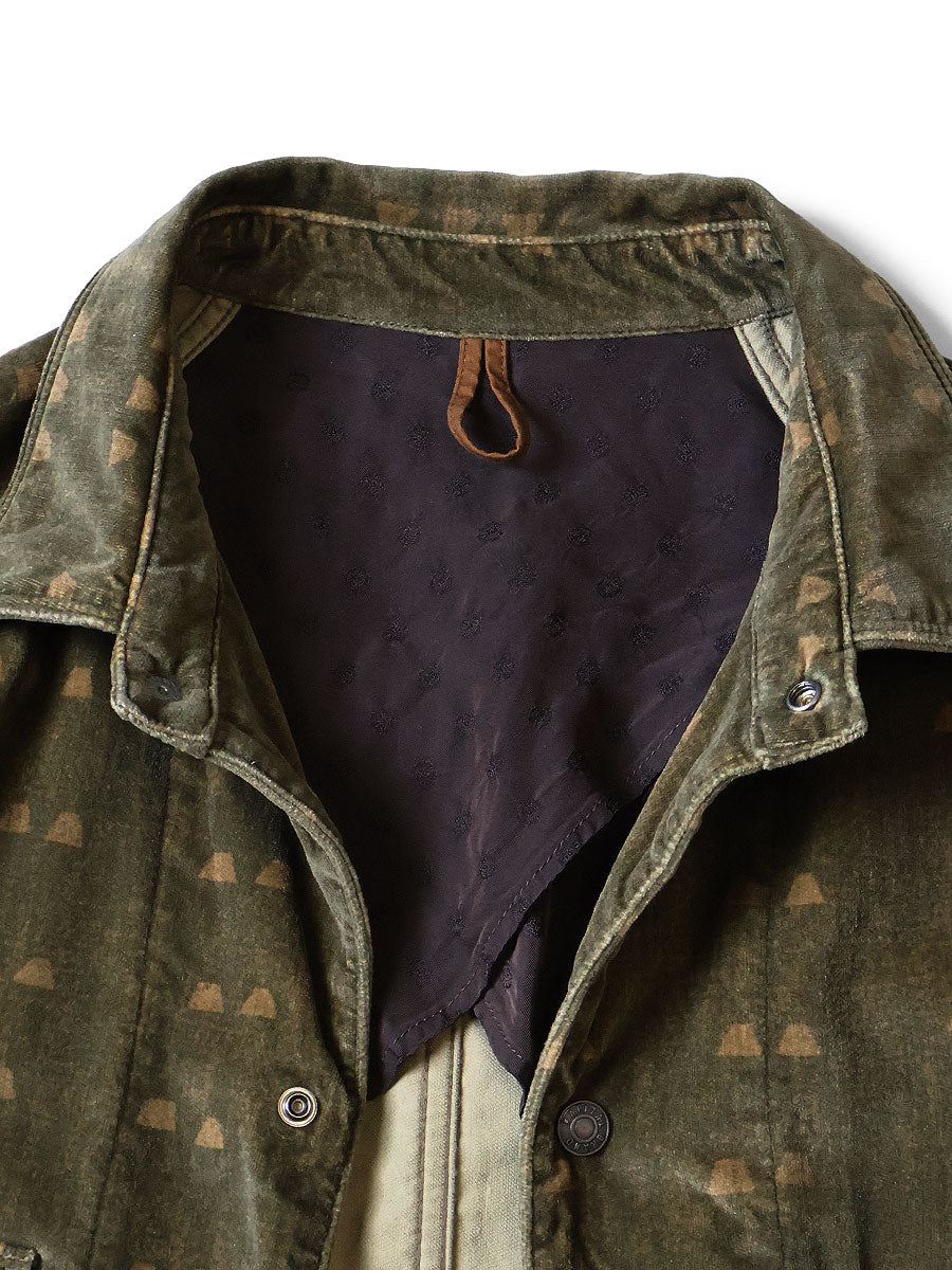 Velvet Iris Pattern CACTUS Coverall