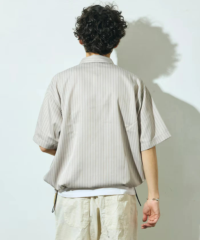 Spindle Stripe Short Sleeve Shirt / Compatible with Setup