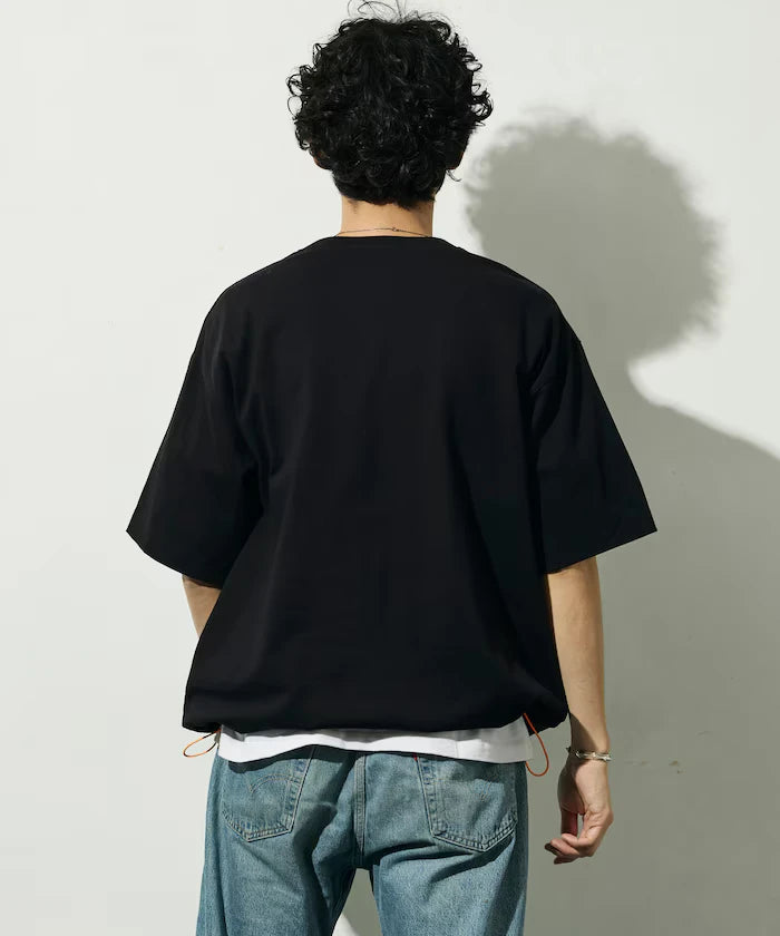 6 Ounce Side Pocket Spindle Short Sleeve T-Shirt / Big Silhouette