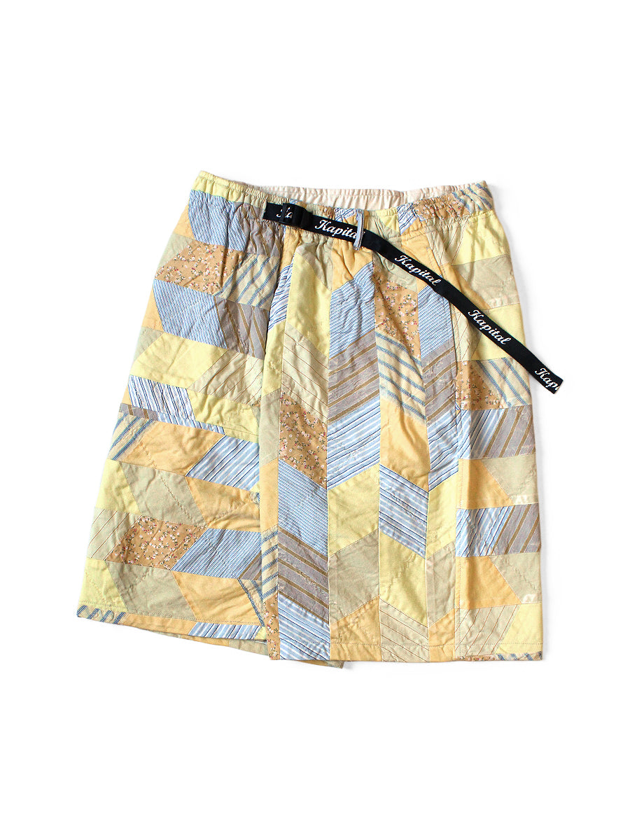 YABANE Quilt Patchwork Easy Short Pants