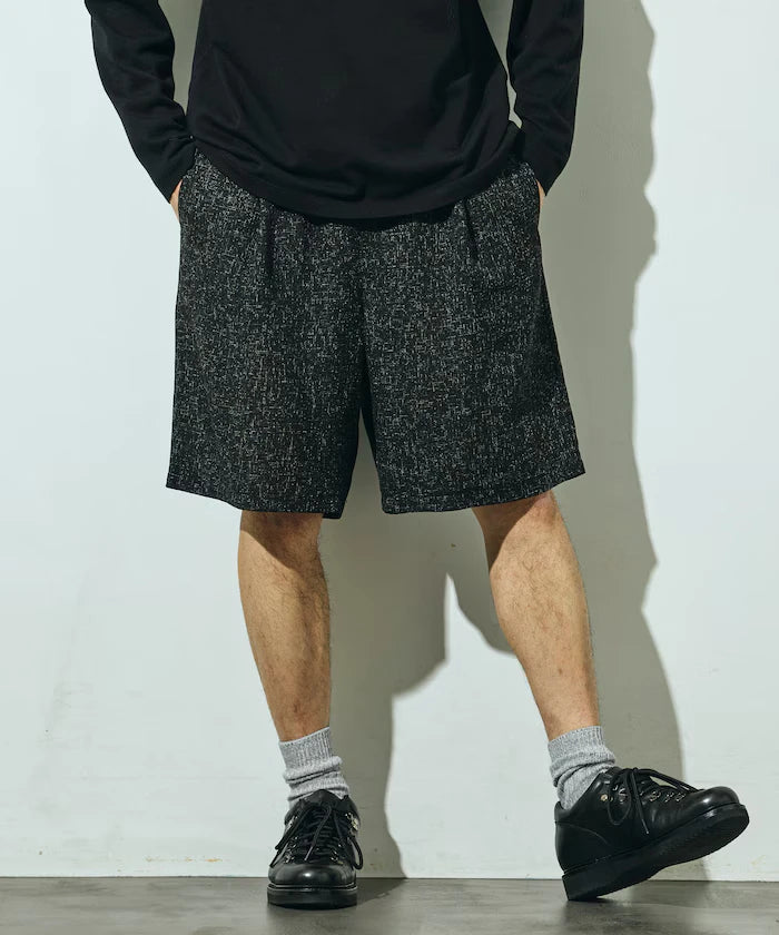 Summer Tweed Easy Wide Shorts / Compatible with Setup