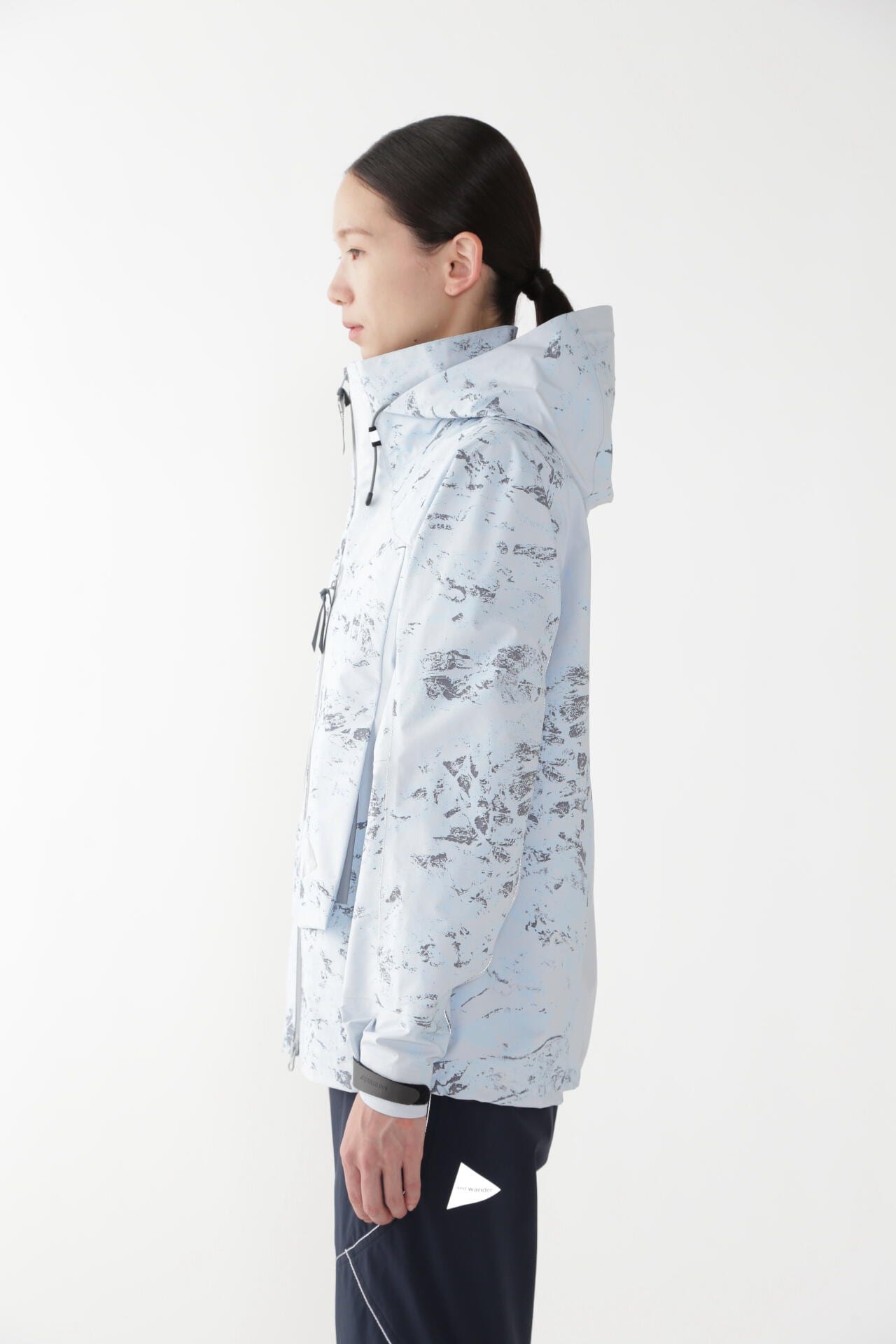 printed PERTEX SHIELD rain jacket