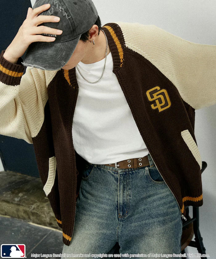 Custom ZIP KNIT CARDIGAN