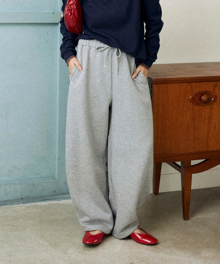 Brushed Back Sweat Curve Pants Limited Edition