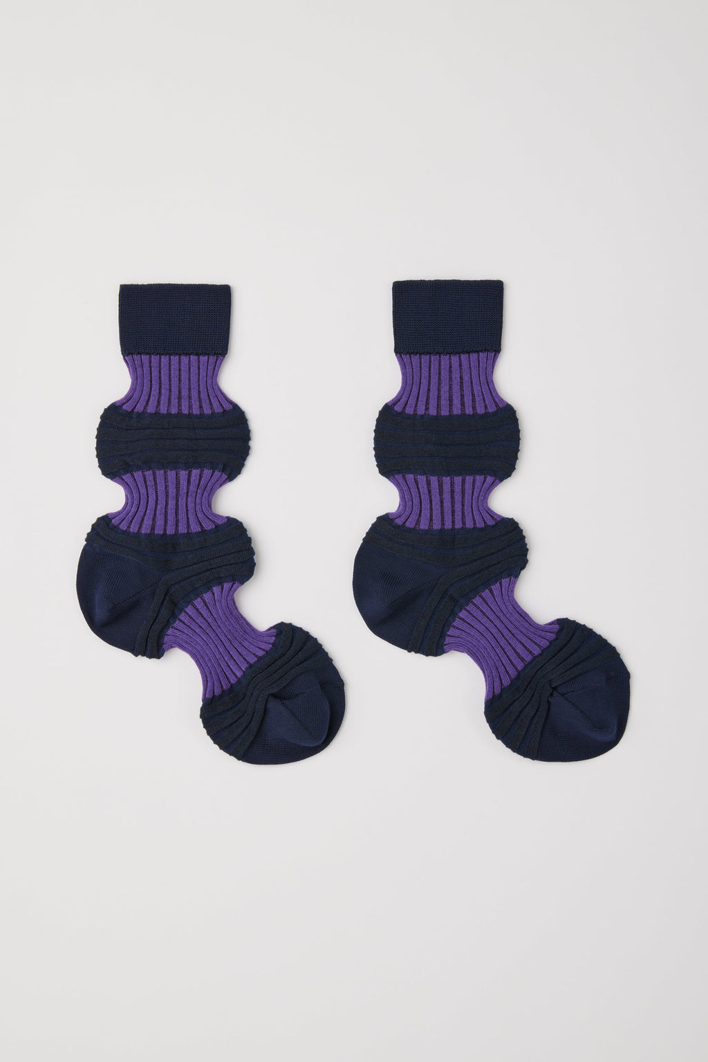 GARTER RIB SOCKS