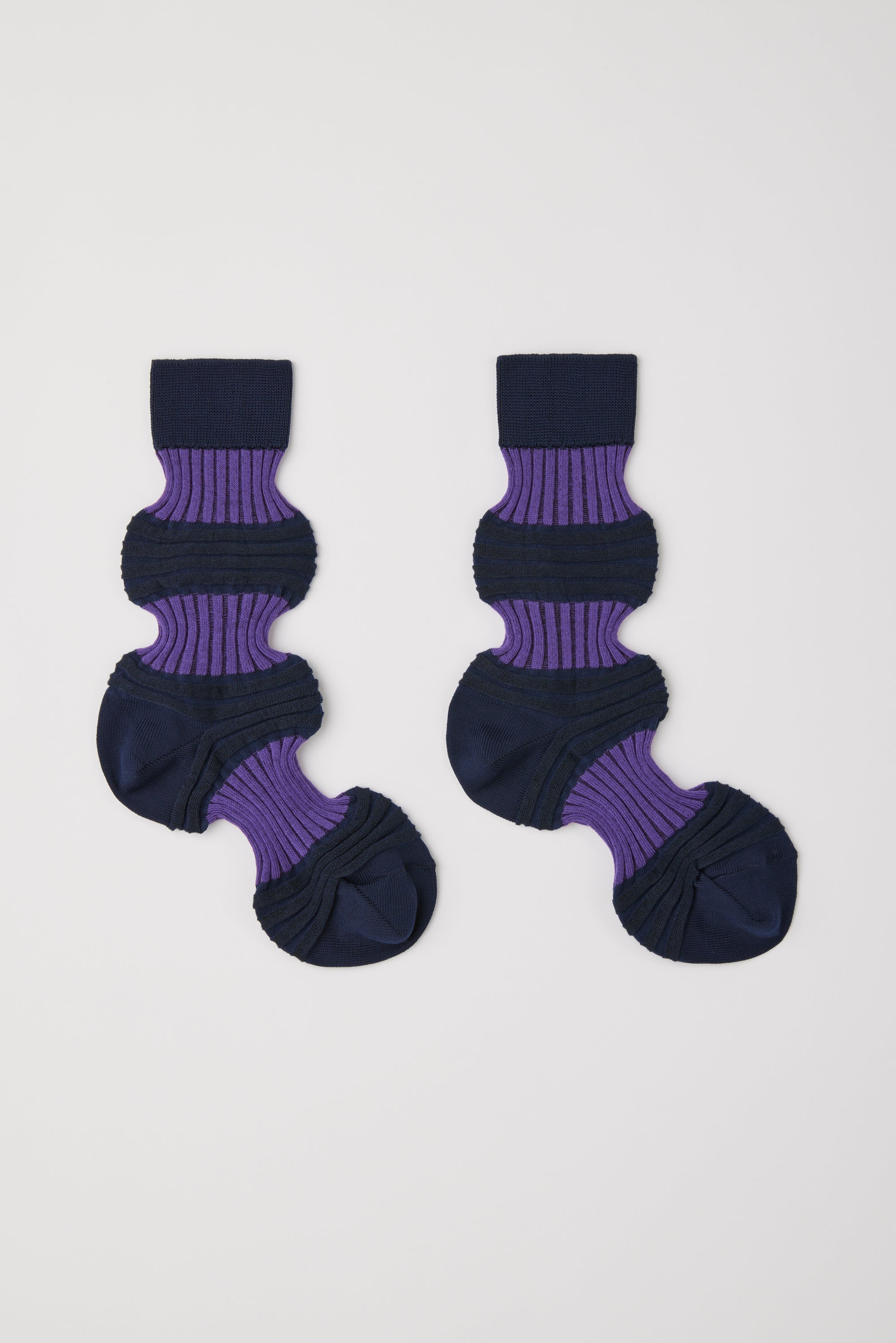 GARTER RIB SOCKS