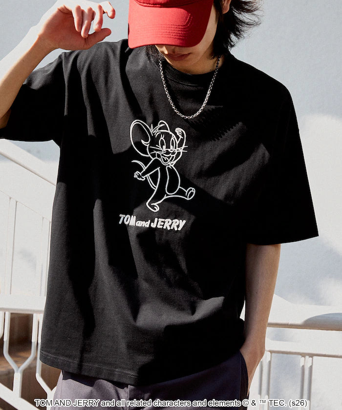 <Functional Material> TOM AND JERRY Graphic T-Shirt Limited Edition