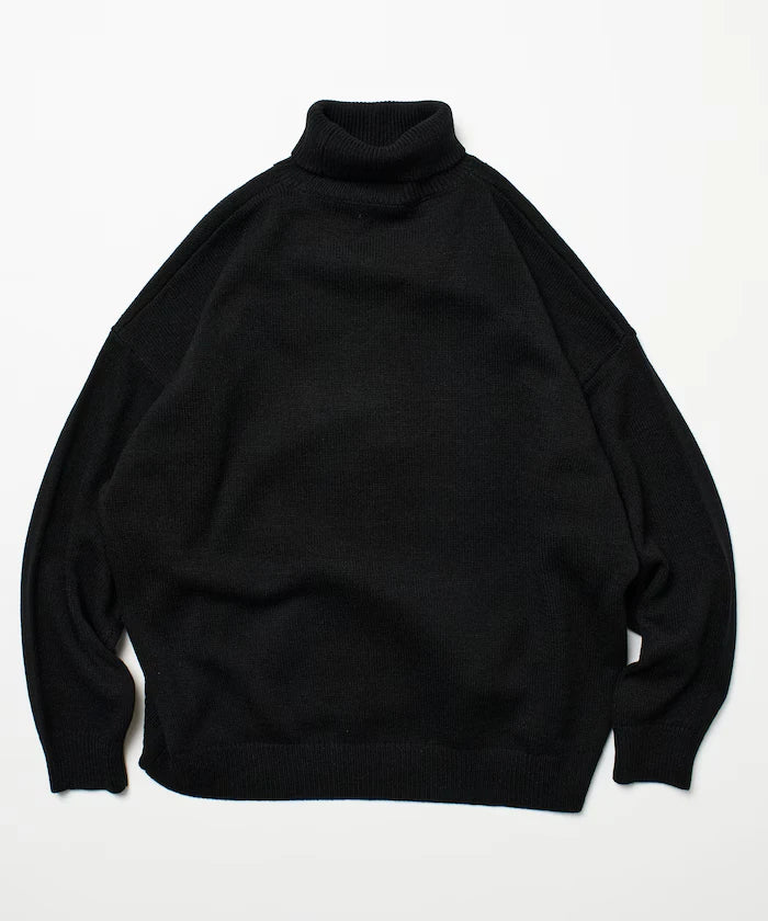 Relaxed Fit Easy Care Washable Turtleneck Knit