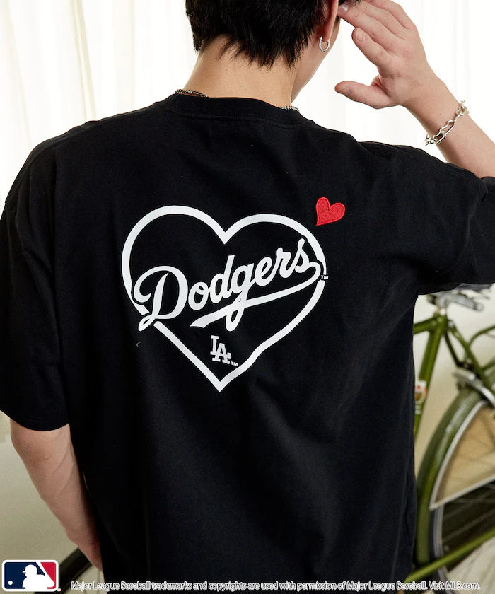 MLB Back Print Heart T-Shirt