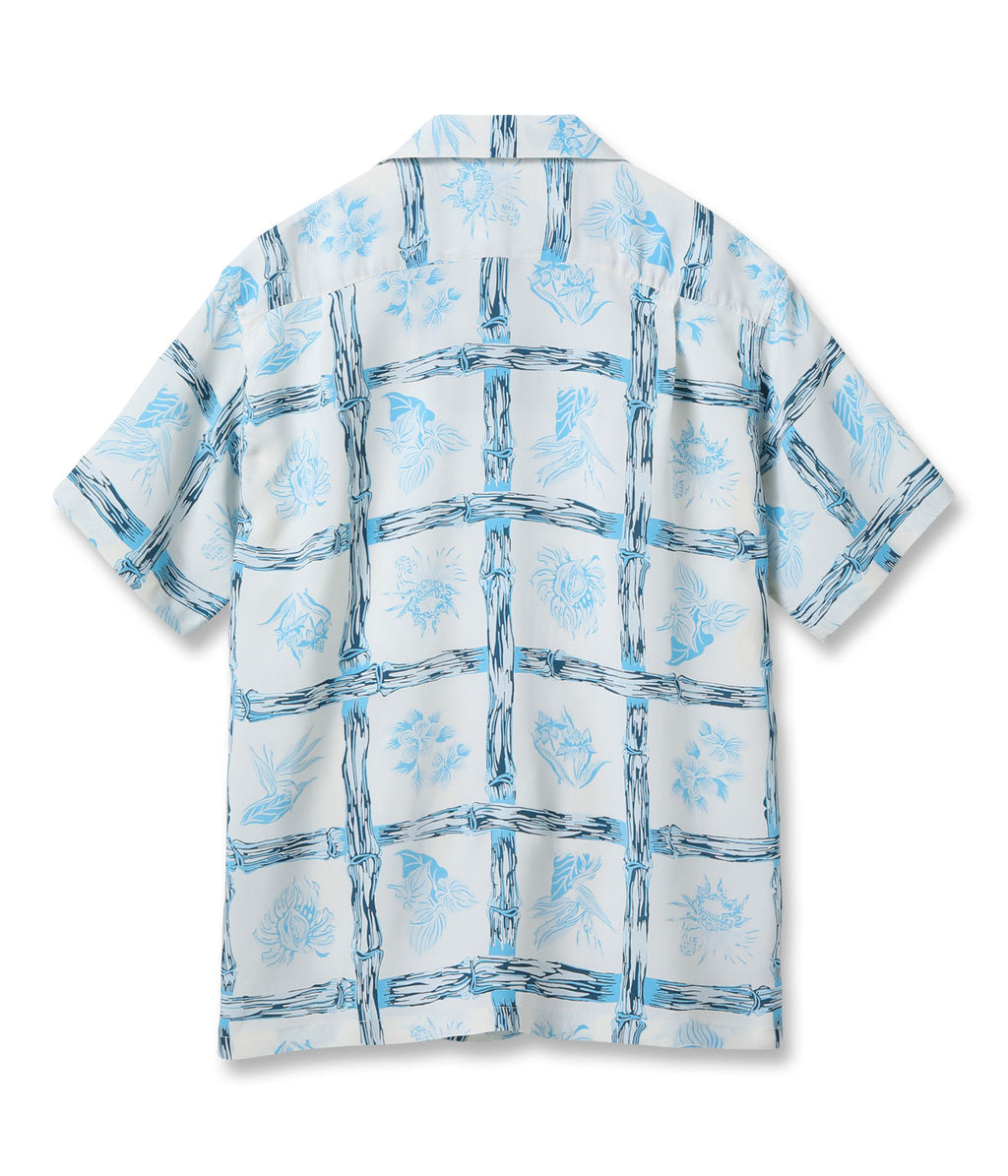 RAYON HAWAIIAN SHIRT “ISLAND PLANTS”