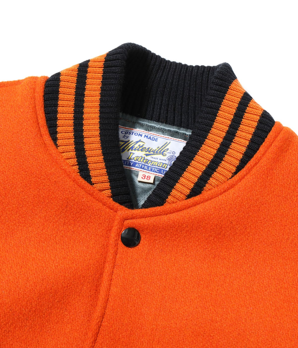 30oz. WOOL MELTON AWARD JACKET “SOLID”
