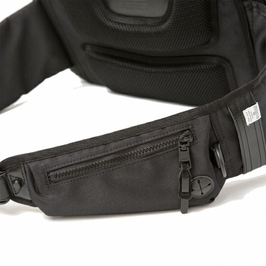 CORDURA DOBBY 305D WAIST BAG sizeL/BLACK