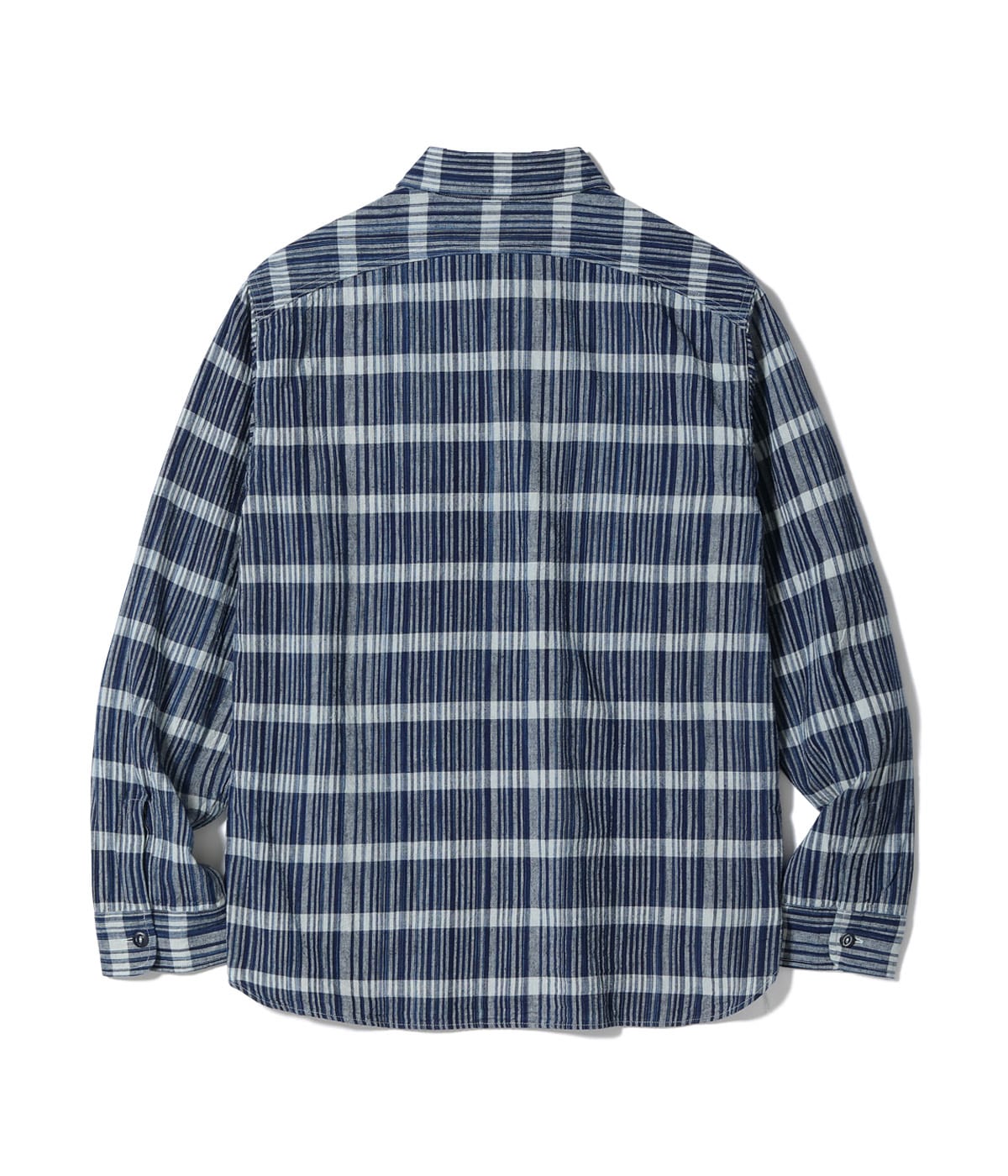 FICTION ROMANCE 5oz. INDIGO CHECK WORK SHIRT