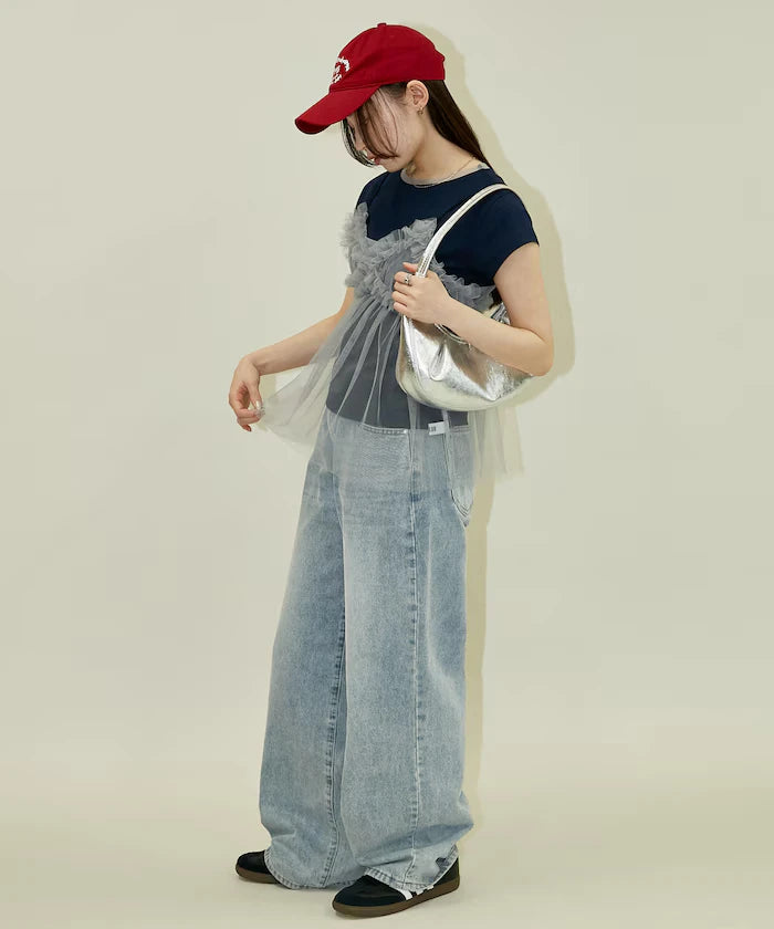 Tulle Bustier T-shirt Set Limited Edition