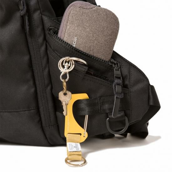 CORDURA DOBBY 305D 3WAY BACK PACK sizeL/BLACK