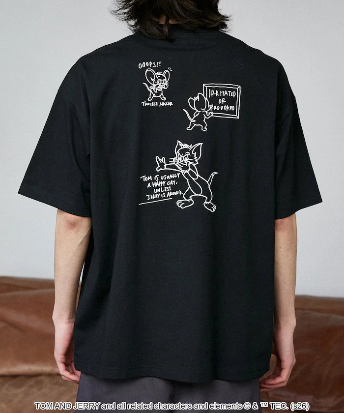 <Functional Material> TOM AND JERRY Graphic T-Shirt Limited Edition