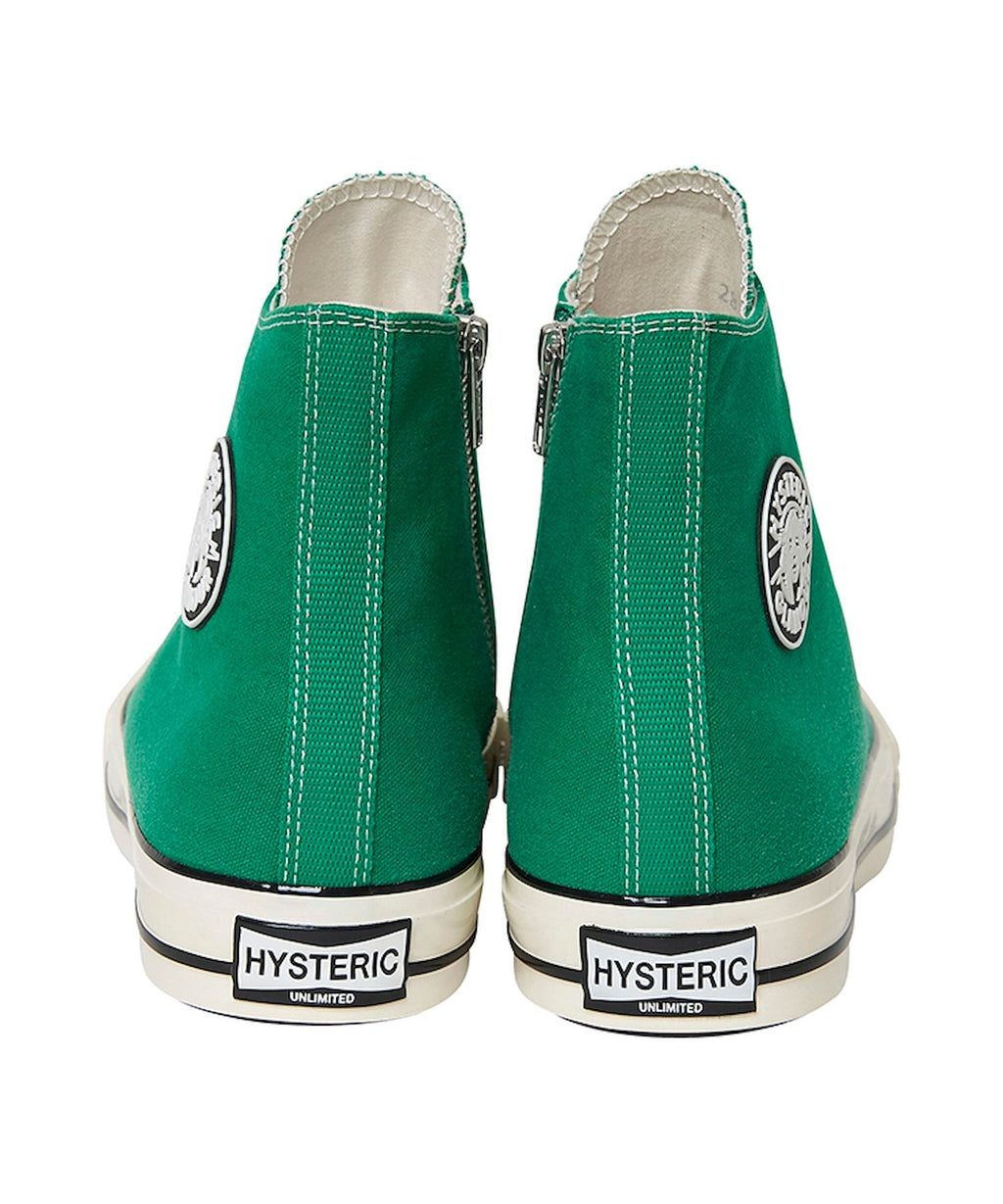 Side Zip High Cut Sneakers
