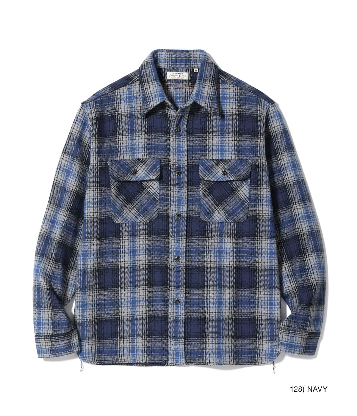 FICTION ROMANCE HERRINGBONE TWILL CHECK WORK SHIRT