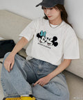Mickey Mouse & Minnie Mouse/Mickey Mouse & Minnie Mouse/Sagara Embroidery T-Shirt Limited Edition