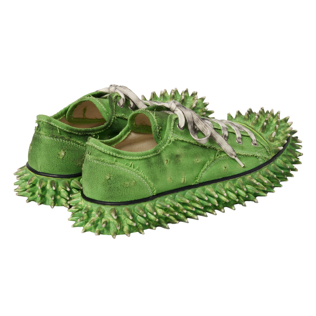 DIRTY SPIKE TOE　CAP CANVAS SNEAKER