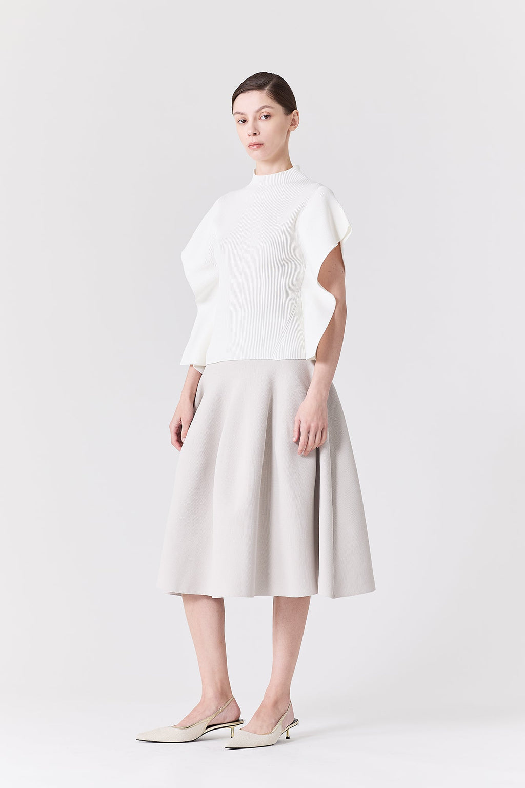 MILAN MIDI FLARE SKIRT