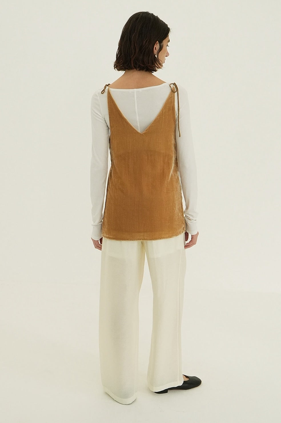 SHEER STRAIGHT PANTS