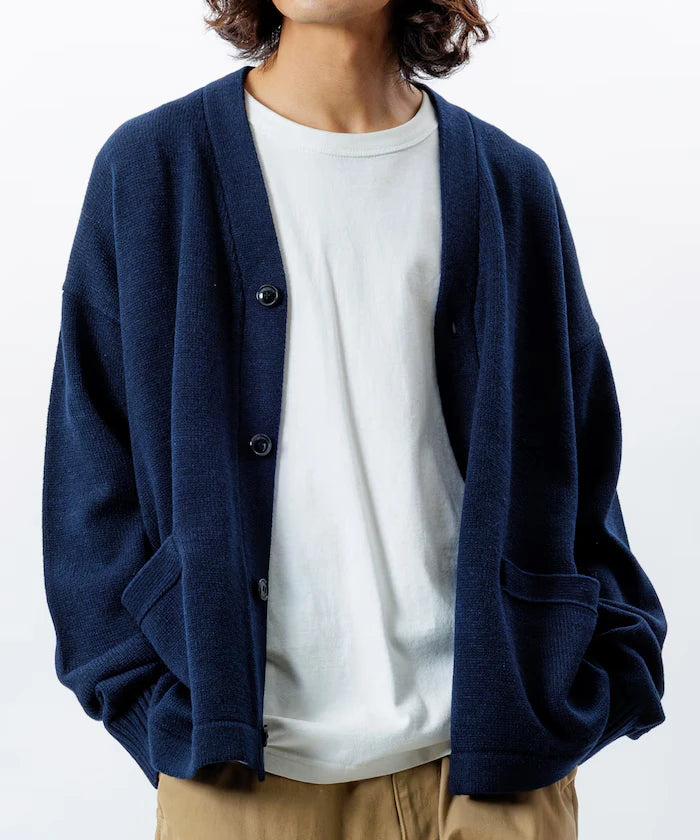 Relaxed Fit Easy Care Washable V-Neck Cardigan