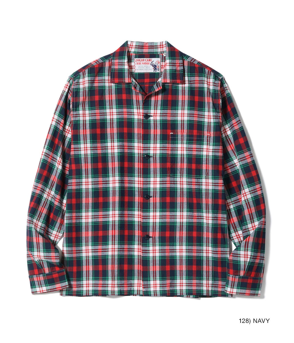 MADRAS CHECK OPEN SHIRT