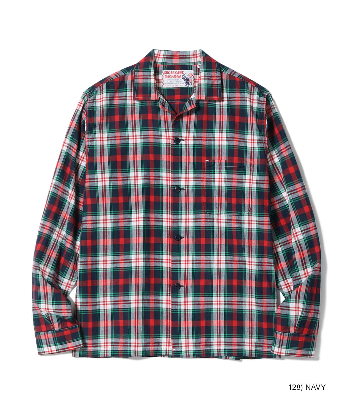 MADRAS CHECK OPEN SHIRT