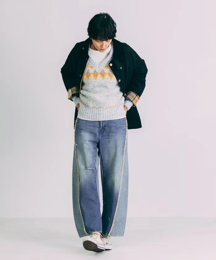 Colorful Curve Denim