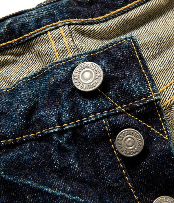 14oz. SUGAR CANE FIBER DENIM “LONE STAR JEANS” 5 YEAR AGED