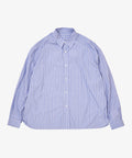 wide shirt high count white stripe