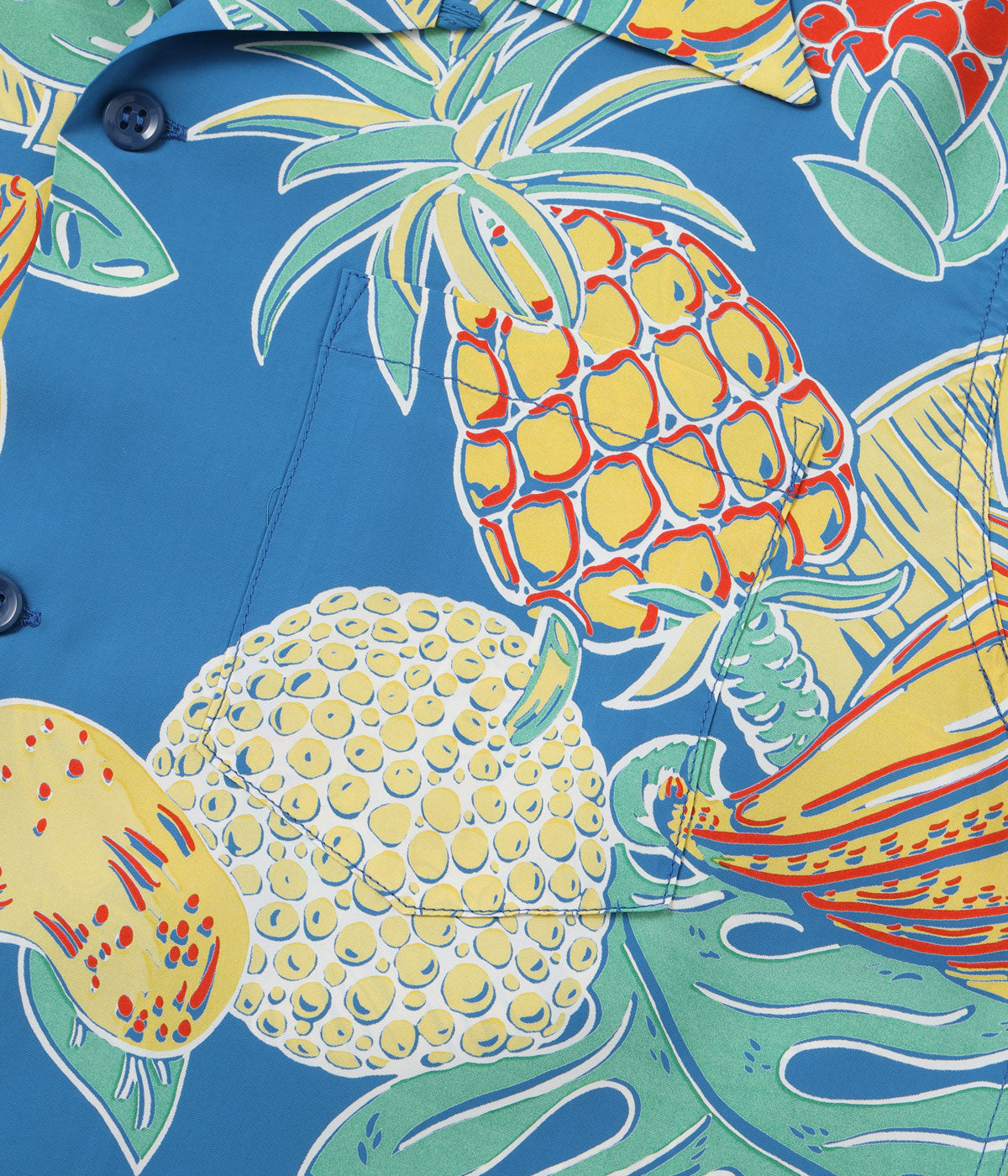 RAYON HAWAIIAN SHIRT “TROPICAL FRUITS”