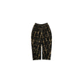 DUST FLOCKY PAJAMA PANTS：BLACK