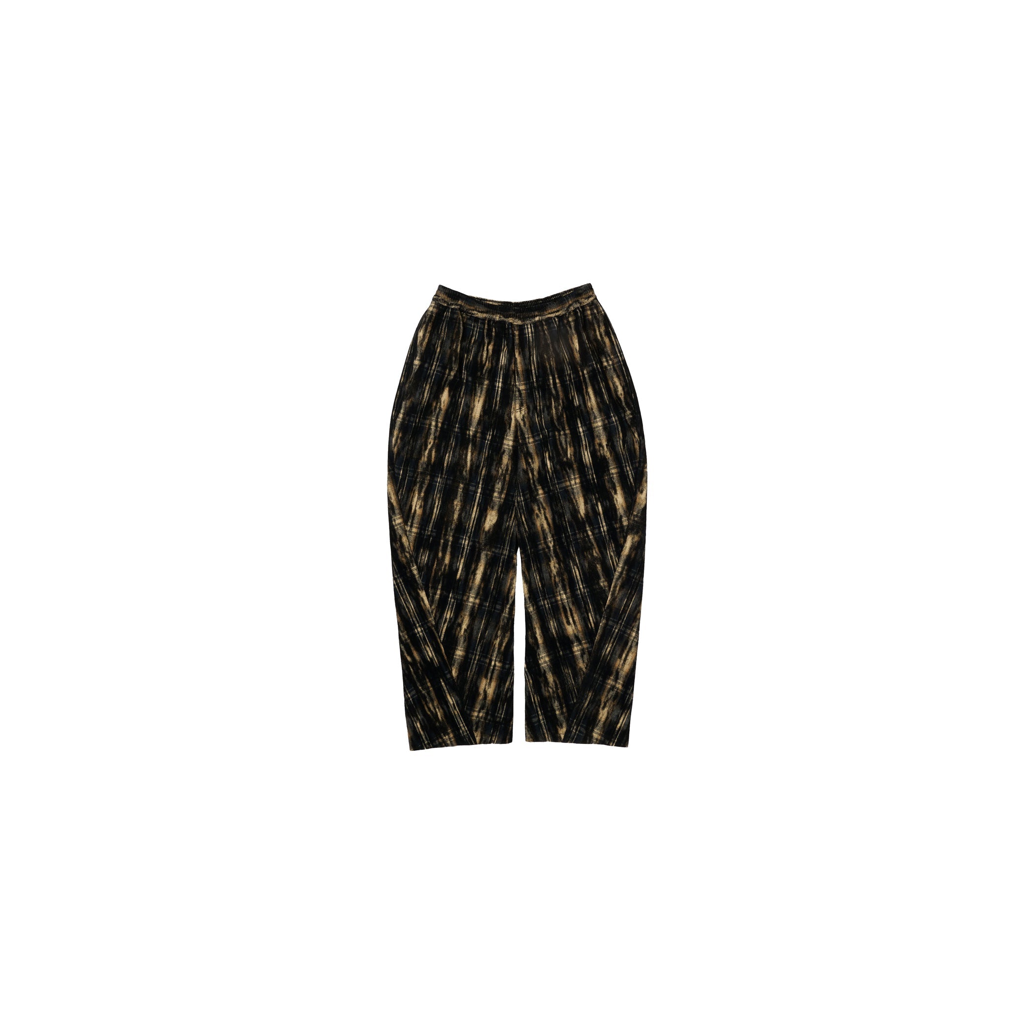 DUST FLOCKY PAJAMA PANTS：BLACK