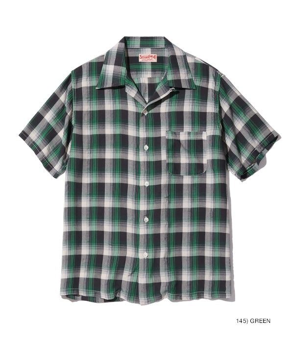 RAYON CHECK OPEN SHIRT