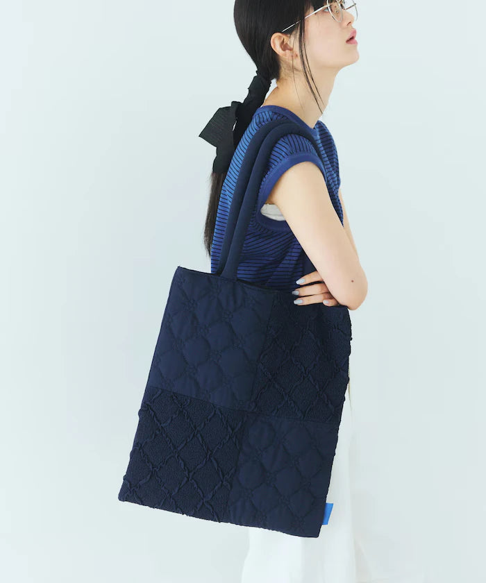 Flower Quilt Patchwork Tote Bag