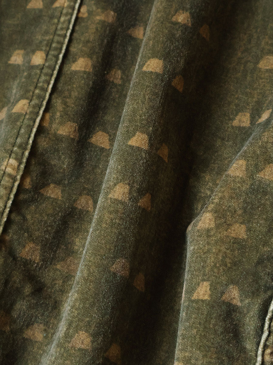 Velvet Iris Pattern CACTUS Coverall