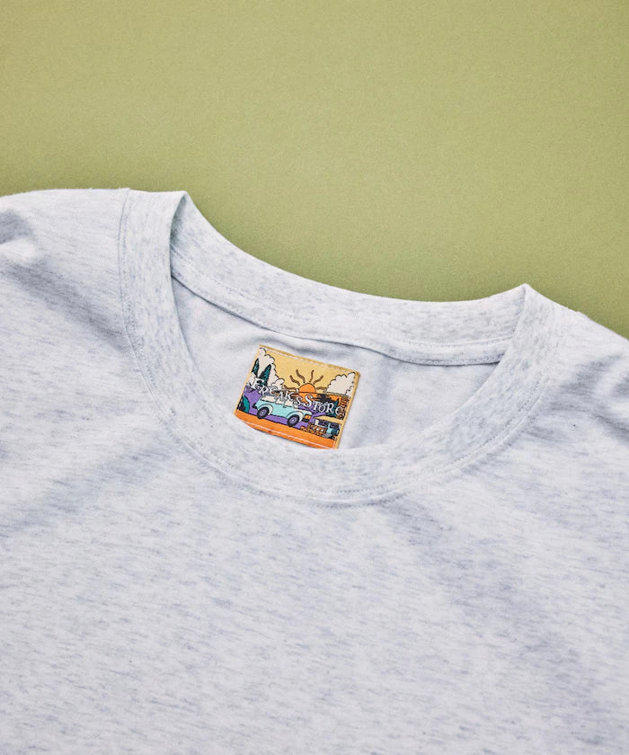 FREAK'S STORE for BEACH & FES Relax Fit One Point Logo Spindle Long Sleeve T-Shirt
