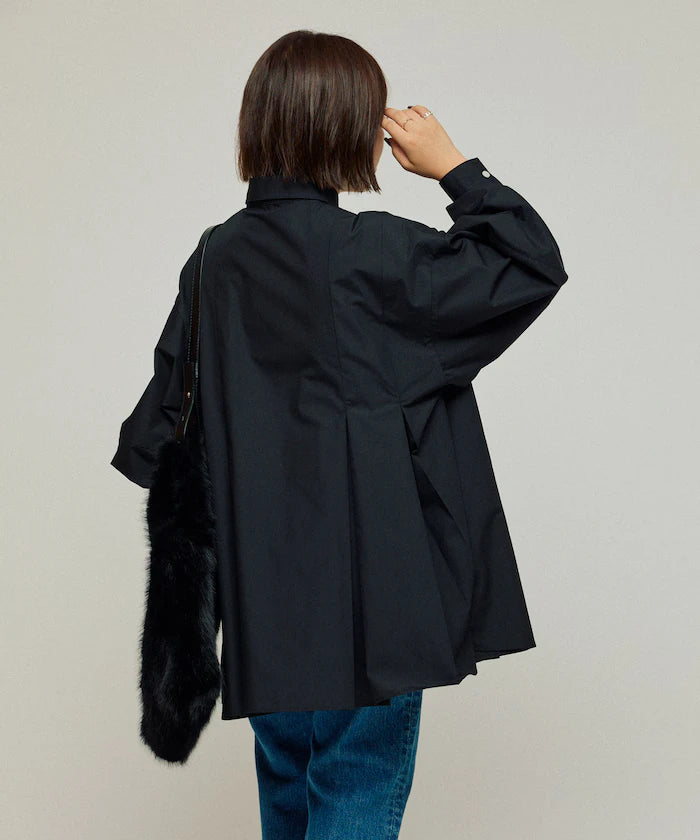 Box Stack Balloon Sleeve Long Sleeve Shirt