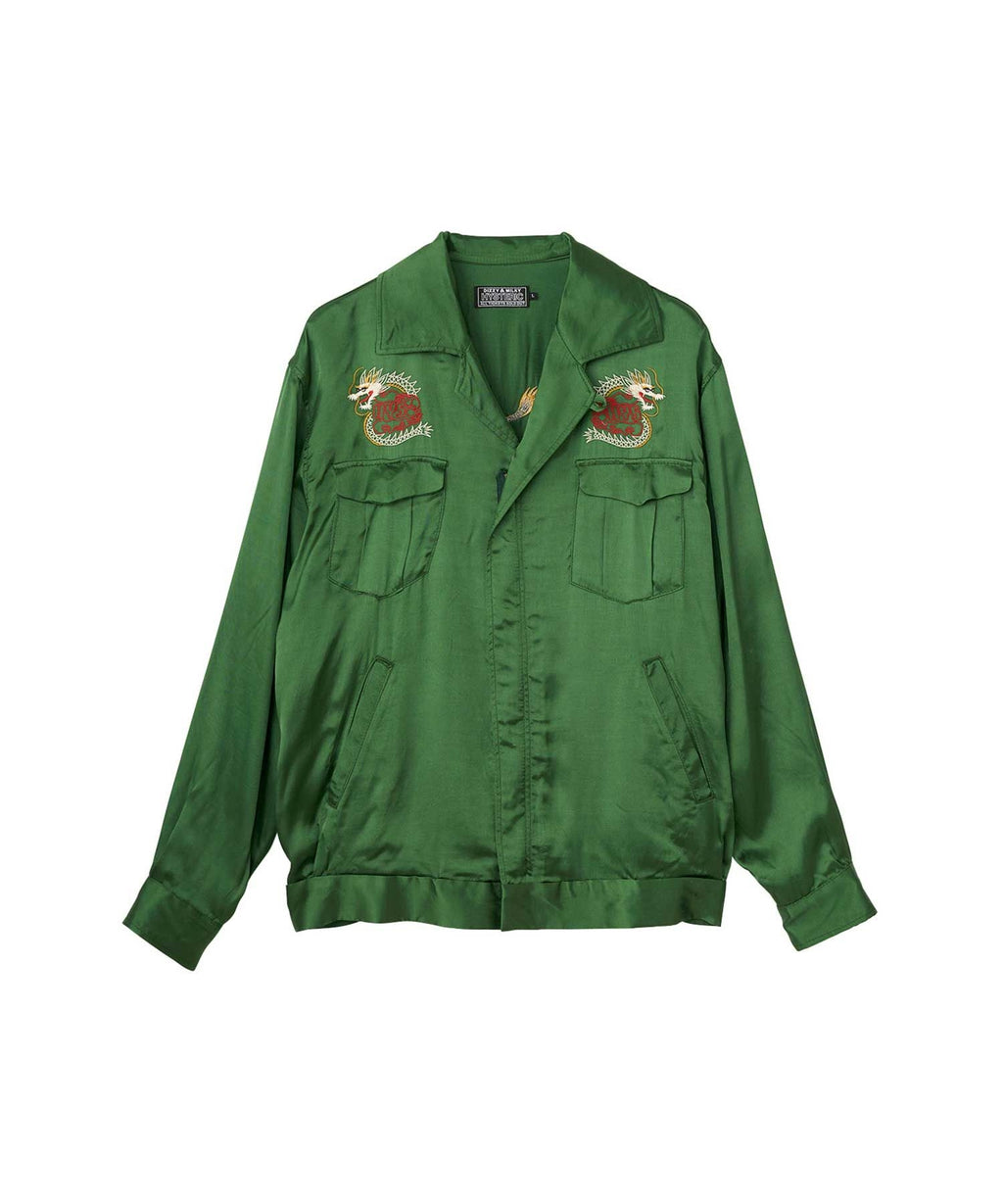DRAGON FLAME Embroidered Souvenir Shirt